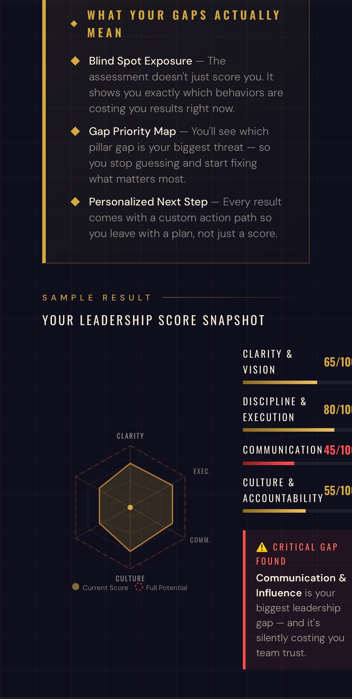 FREE The Disciplined Leader 4 Pillar Leadership Assessment