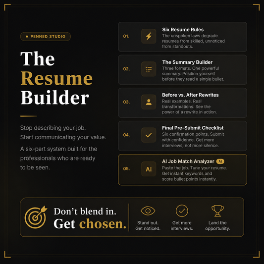 Penned Studio Resume Builder