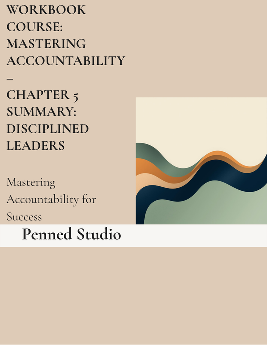Playbook Workbook Course: Mastering Accountability