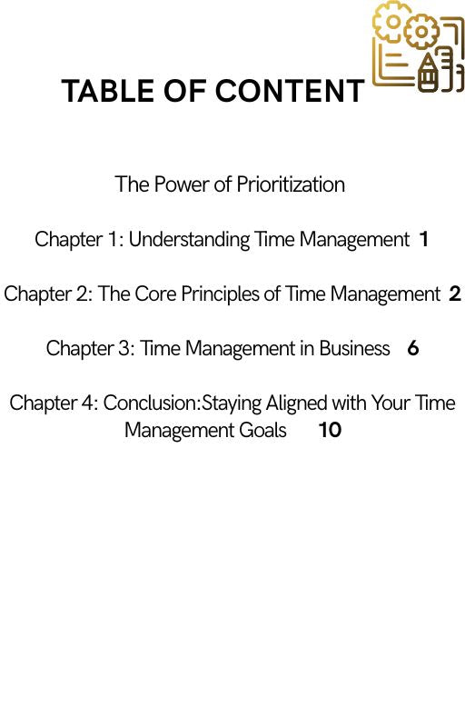 Mastering Time Management- Business Strategy Tool